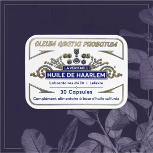 LA VERITABLE HUILE DE HAARLEM 30 CAPSULES - BOITE METALLIQUE